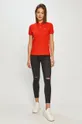 Lacoste - T-shirt PF7839 czerwony