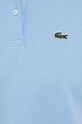 Хлопковая футболка Lacoste PF7839 голубой