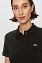 Хлопковая футболка Lacoste чёрный PF7839