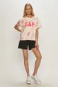GAP - T-shirt różowy