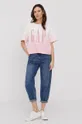 GAP T-shirt różowy