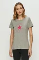 szary Converse - T-shirt Damski