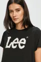 czarny Lee - T-shirt