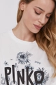 biały Pinko T-shirt