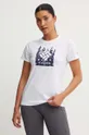 biały Columbia t-shirt sportowy Sun Trek Sun Trek