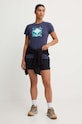 Columbia sportos póló Sun Trek 1931753 sötétkék SS24
