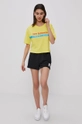 New Balance T-shirt WT11508FTL żółty