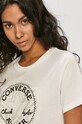 Converse - T-shirt biały 10021643.A01
