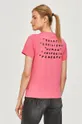 różowy Converse - T-shirt x MY STORY Damski