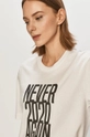 Undiz - T-shirt NEVERAGAINIZ biały