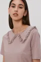 Tričko Jacqueline de Yong fialová