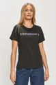 fekete Converse - T-shirt Női