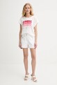 Morgan tricou DAMOR alb SS25