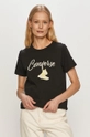 czarny Converse T-shirt Damski