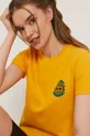 żółty Vans T-shirt