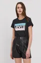 μαύρο Μπλουζάκι Levi's Γυναικεία