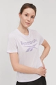 fioletowy Reebok T-shirt GL2520 Damski