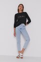 Tričko s dlhým rukávom Calvin Klein K20K203015.4891 čierna SS21