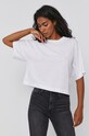 Oblečenie Tričko Calvin Klein Jeans J20J215641.4891 biela
