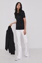 Βαμβακερό μπλουζάκι United Colors of Benetton 3GA2E16A0.100 μαύρο AA00