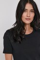 Βαμβακερό μπλουζάκι United Colors of Benetton μαύρο 3GA2E16A0.100