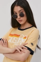 żółty Superdry T-shirt bawełniany