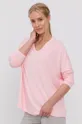 różowy Calvin Klein Jeans Longsleeve piżamowy 000QS6409E.4891 Damski