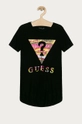 czarny Guess - T-shirt dziecięcy 92-175 cm Dziewczęcy