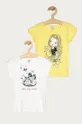 žltá OVS - Detské tričko 104-140 cm (2-pak) Dievčenský