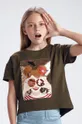 zielony Mayoral - T-shirt dziecięcy Dziewczęcy