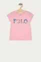 розовый Polo Ralph Lauren - Детская футболка 128-176 cm Для девочек