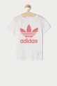 biela Detské tričko adidas Originals GN8213 Dievčenský