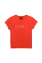 pomarańczowy Dkny - T-shirt dziecięcy 102-108 cm D35R23.102.108 Dziewczęcy