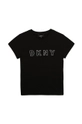 czarny Dkny - T-shirt dziecięcy 114-150 cm D35R23.114.150 Dziewczęcy