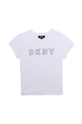 biały Dkny - T-shirt dziecięcy 156-162 cm D35R23.156.162 Dziewczęcy