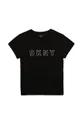 czarny Dkny - T-shirt dziecięcy 156-162 cm D35R23.156.162 Dziewczęcy