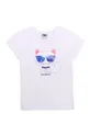 Karl Lagerfeld - T-shirt dziecięcy Z15302.114.150 biały