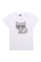 biały Karl Lagerfeld - T-shirt dziecięcy Z15300.114.150 Dziewczęcy