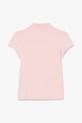 Lacoste tricouri polo din bumbac pentru copii PJ3594 roz SS25