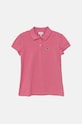 Lacoste tricouri polo din bumbac pentru copii roz PJ3594
