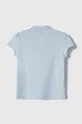 Lacoste otroška bombažna kratka majica modra