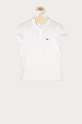 Lacoste Детская хлопковая футболка хлопок белый PJ3594