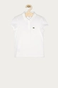 biały Lacoste - T-shirt dziecięcy 98-140 cm PJ3594 Dziewczęcy