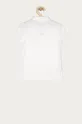 Lacoste Дитяча бавовняна футболка білий