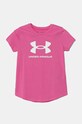 Under Armour gyerek póló melanzs rózsaszín 1361182