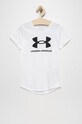 Dětské tričko Under Armour 1361182 kulatý bílá 1361182