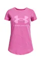 różowy Under Armour t-shirt dziecięcy 1361182 Dziewczęcy