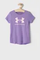 фіолетовий Дитяча футболка Under Armour 1361182 Для дівчаток