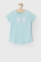 turkusowy Under Armour t-shirt dziecięcy 1361182 Dziewczęcy