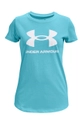 tyrkysová Detské tričko Under Armour 1361182 Dievčenský